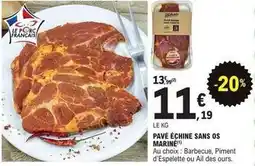 E.Leclerc Pavé échine sans os marine offre