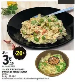 E.Leclerc Salade p'tit bistrot pomme de terre saumon offre