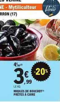 E.Leclerc Moules de bouchot offre