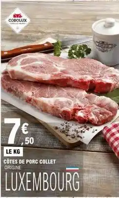 E.Leclerc Côtes de porc collet offre