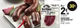E.Leclerc Boudin noir aux oignon x2 offre
