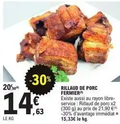 E.Leclerc Rillaud de porc fermier offre