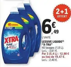 E.Leclerc X-tra - lessive liquide offre