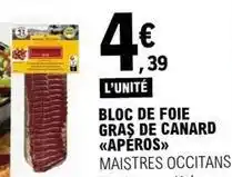 E.Leclerc Canard - bloc de foie gras de offre