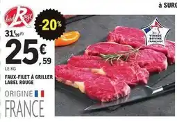 E.Leclerc Label rouge - faux-filet à griller offre