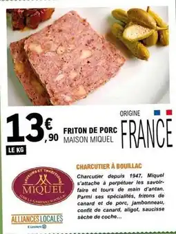 E.Leclerc Canard - friton de porc offre