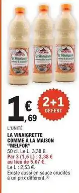 E.Leclerc Melfor - la vinaigrette comme à la maison offre