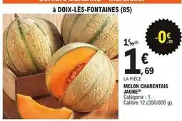E.Leclerc Melon charentais jaune offre