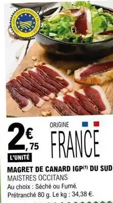 E.Leclerc Canard - magret de igp du sud offre