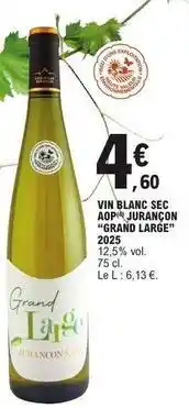 E.Leclerc Vin blanc sec aop offre