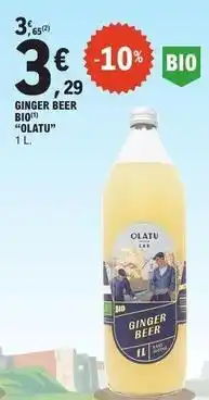 E.Leclerc Ginger beer bio offre
