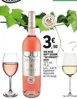 E.Leclerc Vin rose aop offre