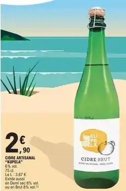 E.Leclerc Brut - cidre artisanal offre