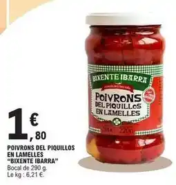 E.Leclerc Poivrons del piquillos en lamelles offre