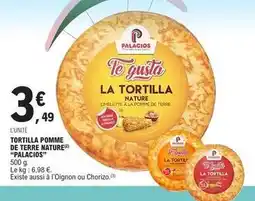 E.Leclerc Palacios - tortilla de terre nature offre