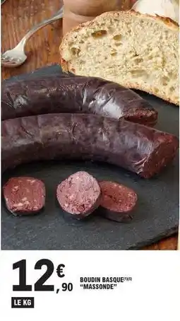 E.Leclerc Boudin basque massodipe offre