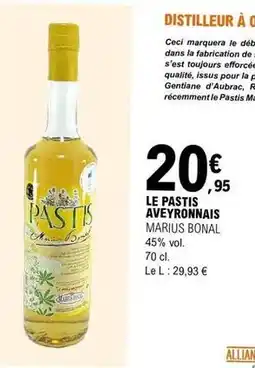 E.Leclerc Le pastis aveyronnais offre