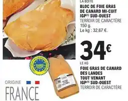 E.Leclerc Canard - foie gras de offre