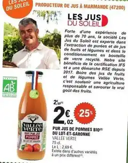 E.Leclerc L'arbre vert - pur jus de pommes bio du lot-et-garonne offre