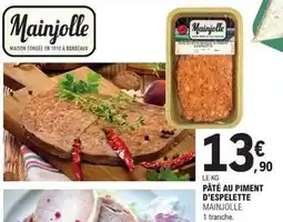 E.Leclerc Pâté au piment d'espelette offre