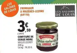 E.Leclerc Confiture de cerise noire offre