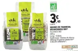 E.Leclerc Alliance - graines de tournesol décortiquées bio offre