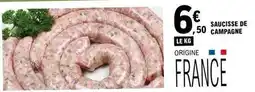 E.Leclerc Saucisse de campagne offre