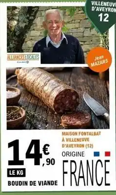 E.Leclerc Boudin de viande offre