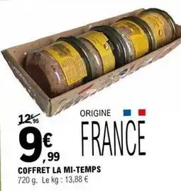 E.Leclerc Coffret la mi-temps offre