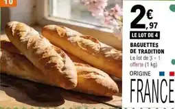 E.Leclerc Baguettes de tradition offre