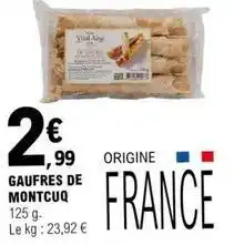 E.Leclerc Gaufres de montcuq offre