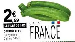 E.Leclerc Courgettes offre