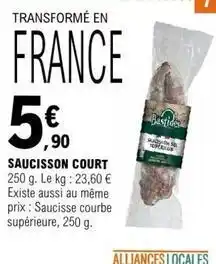 E.Leclerc Saucisson court offre