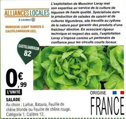 E.Leclerc E.leclerc - salade offre