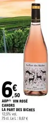 E.Leclerc Cahors - vin rosé offre