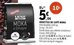 E.Leclerc Dosettes de café offre