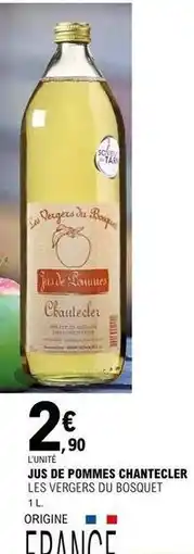 E.Leclerc Chanteclair - jus de pommes offre