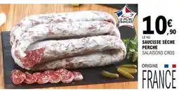 E.Leclerc Salaisons cros - saucisse sèche perche offre