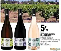 E.Leclerc E.leclerc - igp côtes du tarn l'accent frais offre