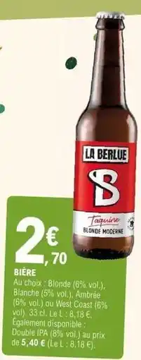 E.Leclerc Biere offre