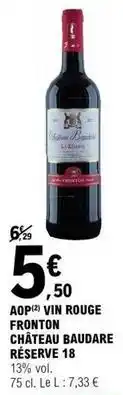 E.Leclerc Aop vin rouge offre