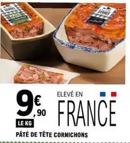 E.Leclerc Pâté de tête cornichons offre