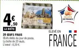 E.Leclerc 20 oeufs frais offre