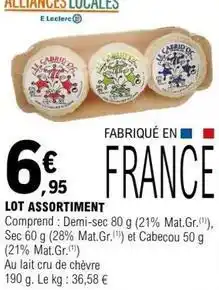 E.Leclerc E.leclerc - lot assortiment offre