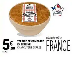 E.Leclerc Charcuterie serres - terrine de campagne en terrine offre