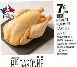E.Leclerc Poulet fermier gaec de benas offre