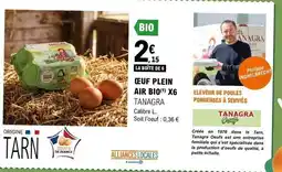 E.Leclerc Oeuf plein air bio offre