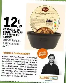 E.Leclerc Canard - cassoulet de castelnaudary au confit de offre