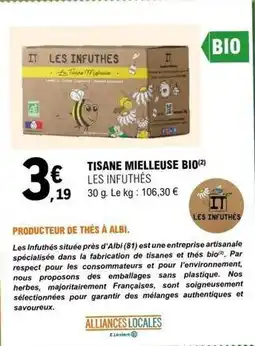 E.Leclerc Tisane milleuse bio offre