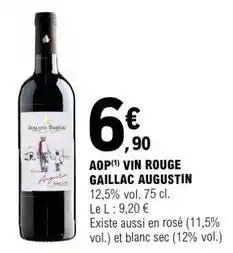 E.Leclerc Aop vin rouge gaillac augustin offre